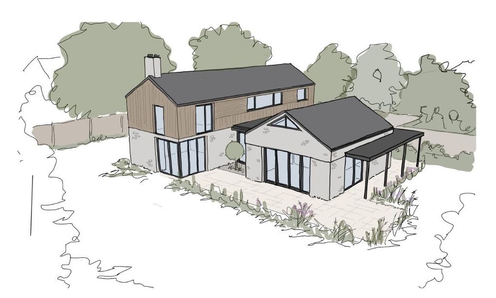 Property photo 2 of 5 Brambles Plot Concept Drawing - Rear.Jpg