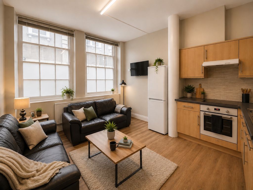 Property photo 2 of 13 Bright Open-Plan Living Area With Large Windows...