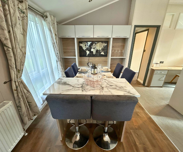 Property photo 3 of 9 Atlas Laburnum Dining Room At Hoburne Cotswold Reach Holiday Park