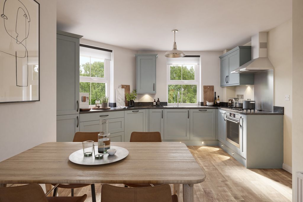 Property photo 2 of 5 Kitchen And Dining Room In 2 Bed Belstead