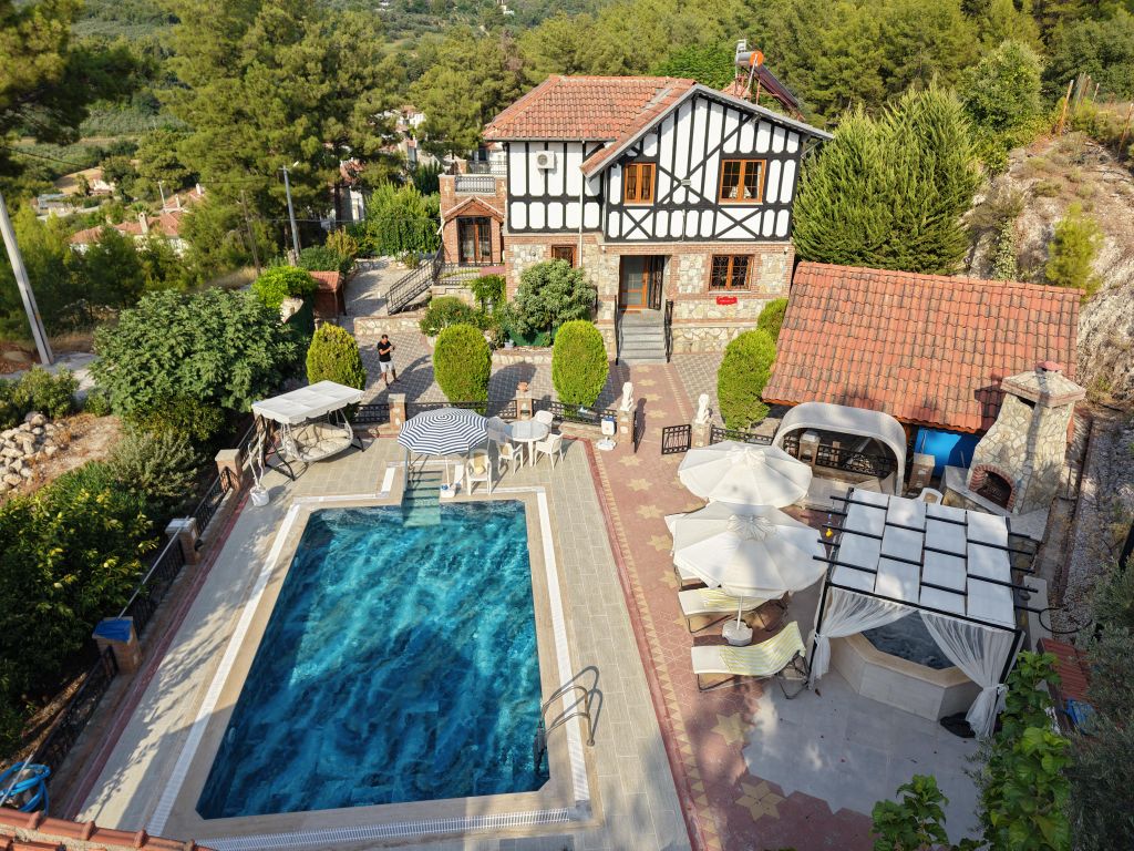 Property photo 3 of 25 Bespoke Villa For Sale With A Private Pool &amp; Jacuzzi In Kadikoy, Fethiye - Main View Of The Entire Property And Plot