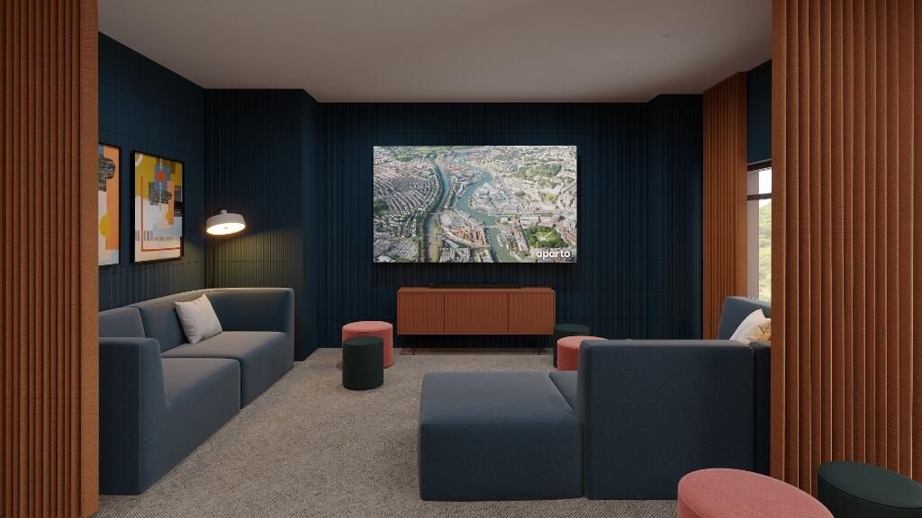 Property photo 2 of 12 A Stylish, Modern Cinema Room Featuring Comfortabl...