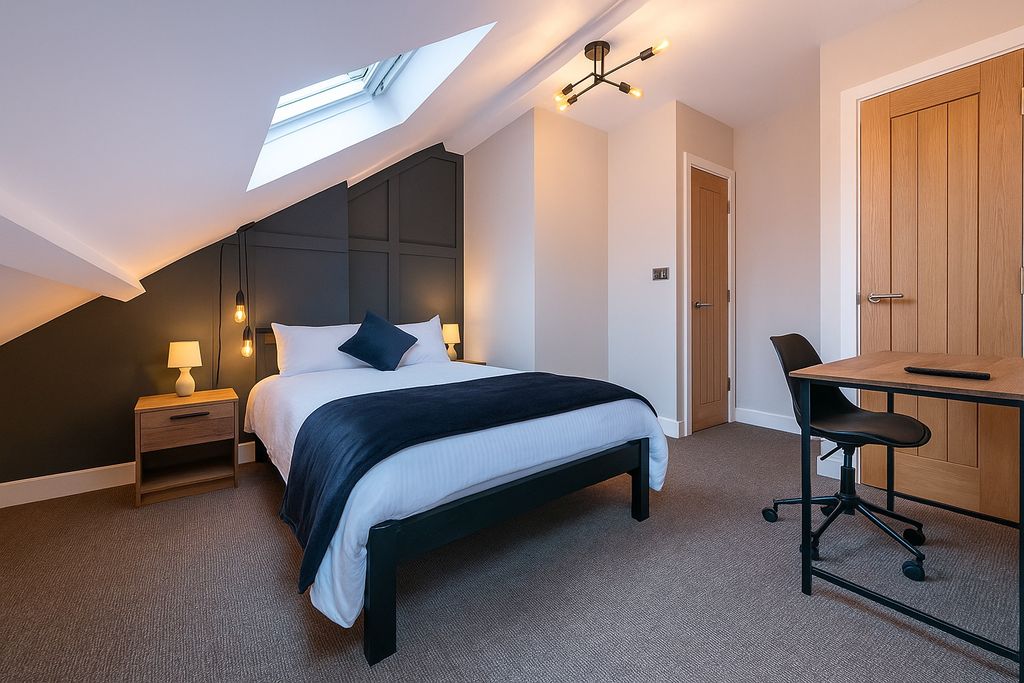 Property photo 3 of 6 A Modern And Inviting Master Bedroom Featuring A S...