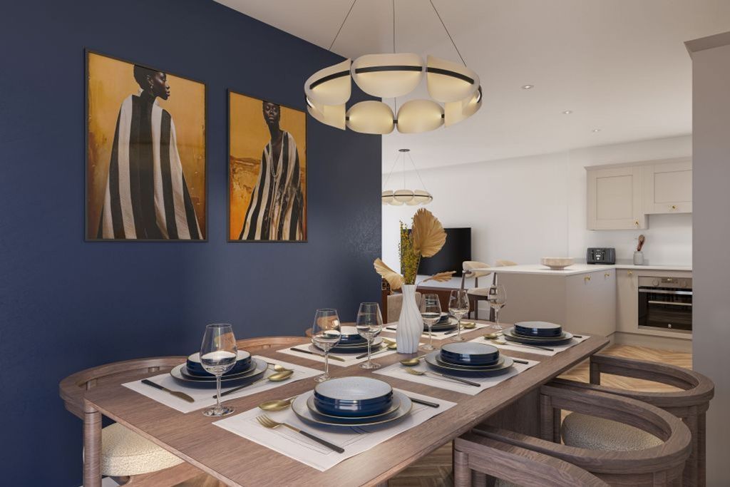 Property photo 3 of 14 Layout Kitchen Dining Living 2