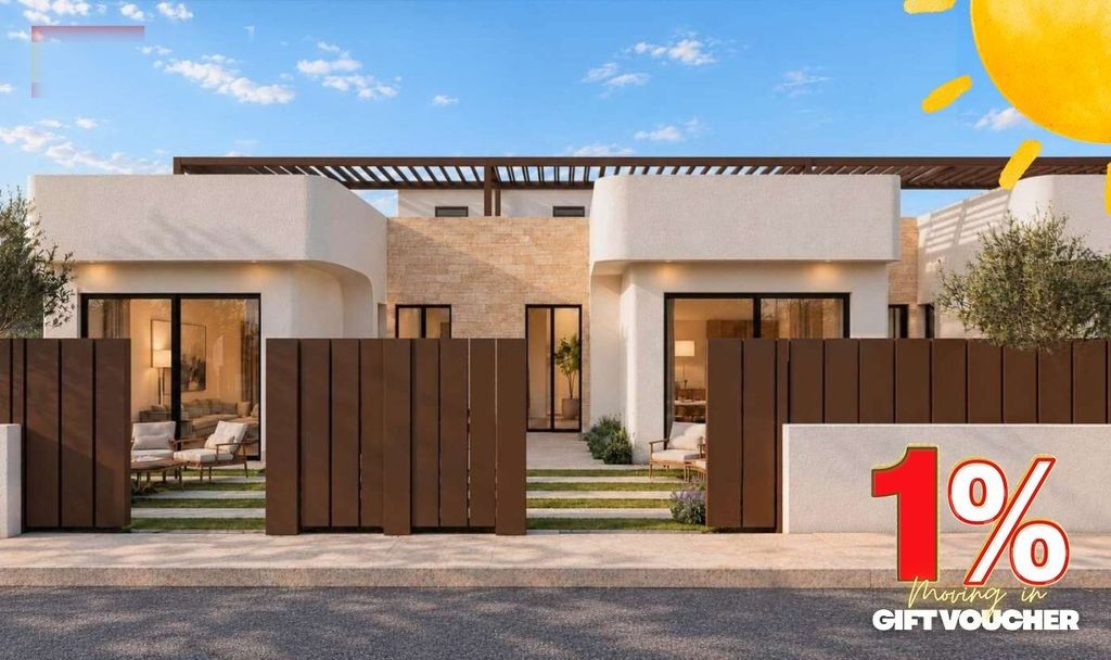 Property photo 1 of 18 New-Build Single Storey Townhouses With Private Pool In San Pedro Del Pinatar