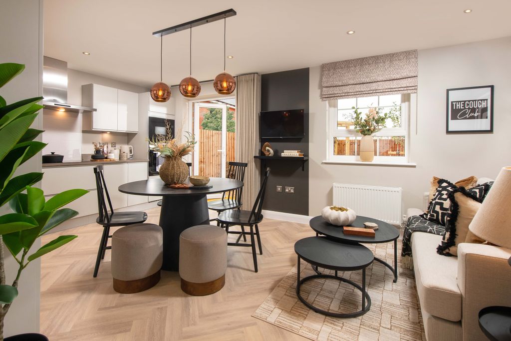 Property photo 2 of 9 Brook View Ingleby Show Home Kitchen-Diner