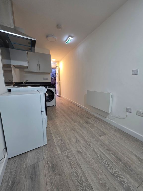 Property photo 2 of 5 Long, Modern Kitchenette With Wood-Effect Flooring...