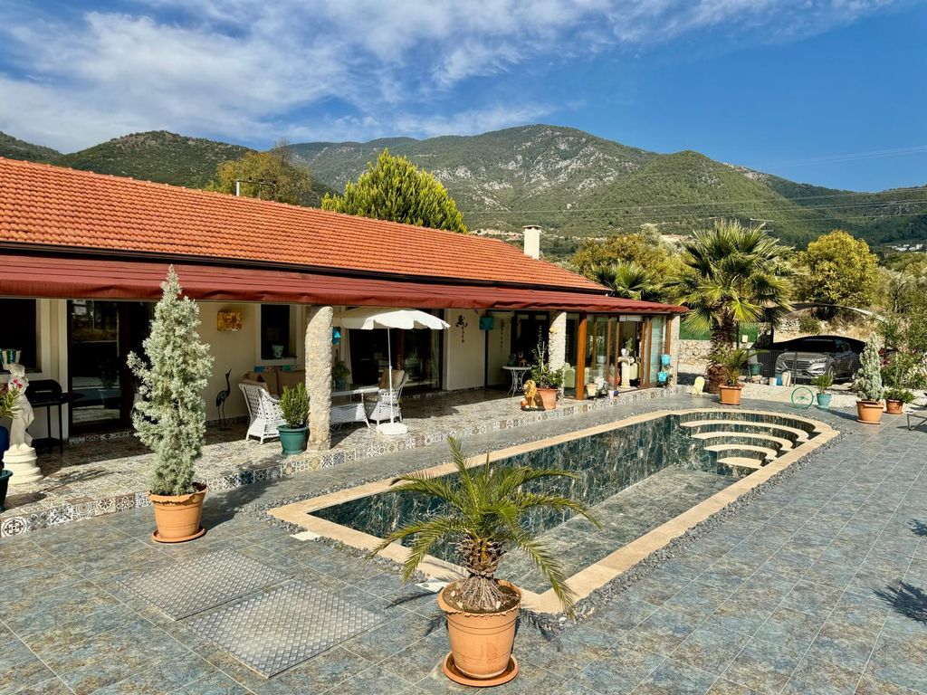 Property photo 2 of 25 A Exquisite Bespoke Uzumlu Bungalow For Sale - Large Exterior Space And Private Pool