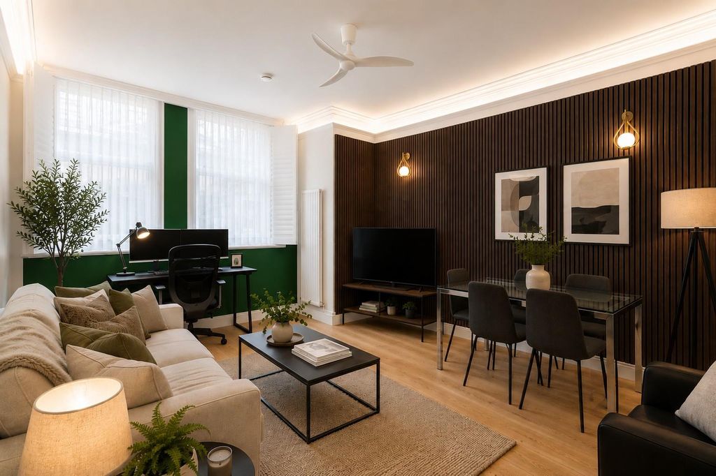 Property photo 3 of 14 Reception With Virtual Staging Wood Floor High Cei