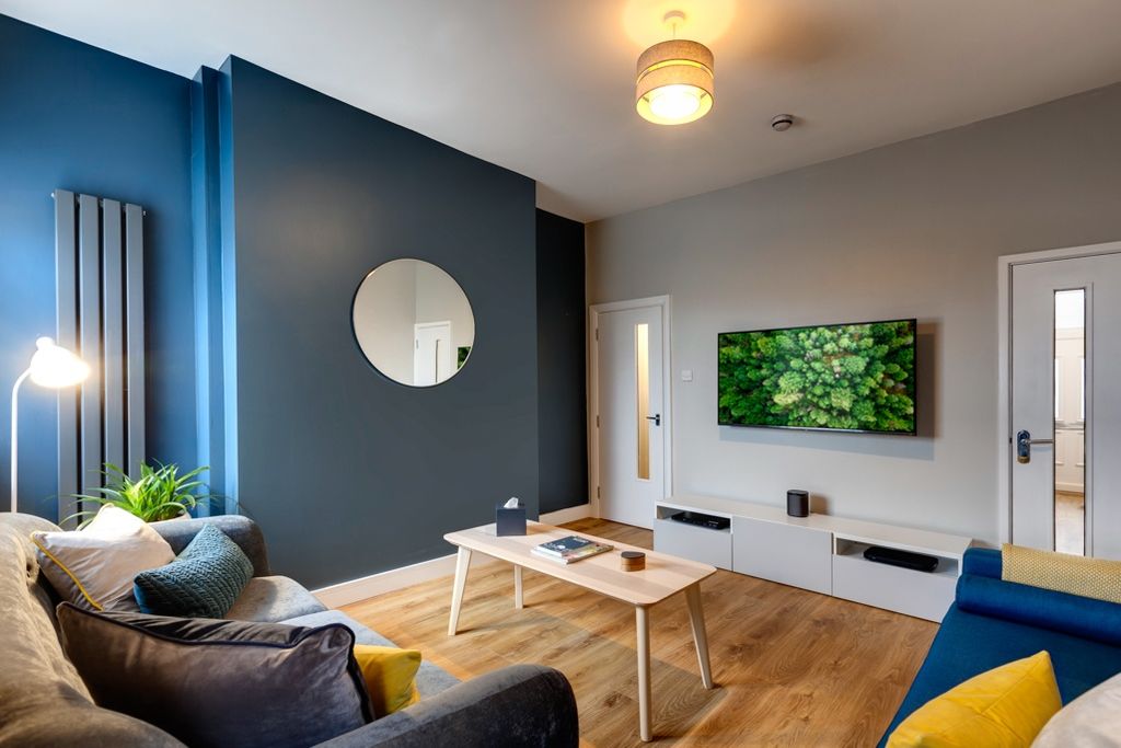 Property photo 1 of 25 Contemporary Living Room With A Comfortable Sofa, ...