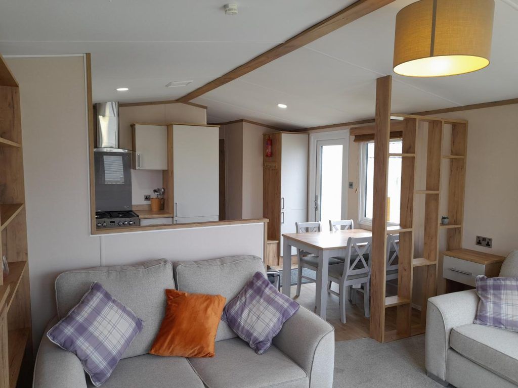 Property photo 3 of 14 Open Plan Lounge, Kitchen And Dining Area In The Regal Hemsworth Holiday Caravan