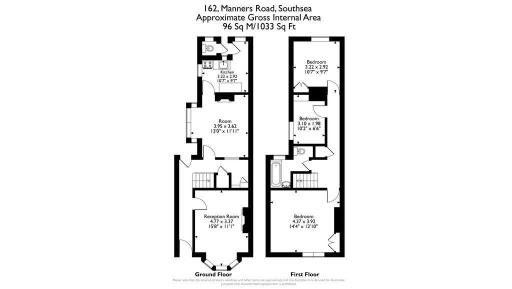 Property photo 2 of 12 8679286 Floor Plan - 162, Manners Road, Po4 0Bg.Jpg