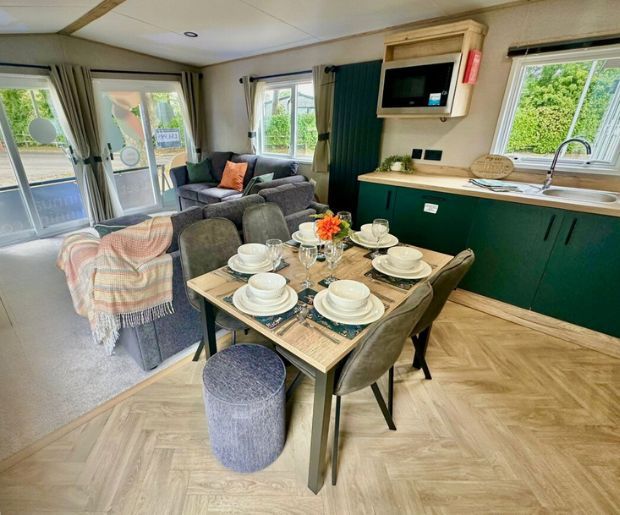 Property photo 1 of 5 Abi Hamilton Dining Kitchen Living Area At Hoburne Bashley Holiday Park