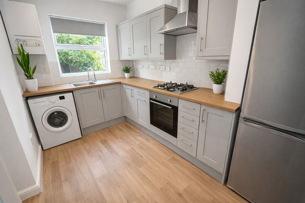 Property photo 1 of 6 Modern Fitted Kitchen With Wood Worktops...