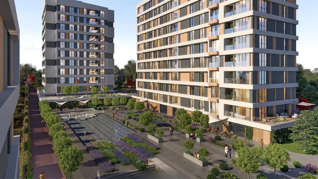 Property photo 1 of 17 High-End Off-Plan Istanbul Properties For Sale - Main View Of The Pretty Complex Exterior