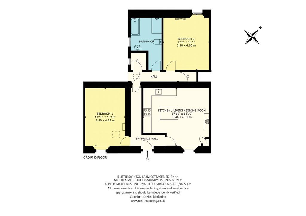 Additional image 23 of 2 bed terraced bungalow for sale5 Little Swinton Farm Cottage, Coldstream TD12