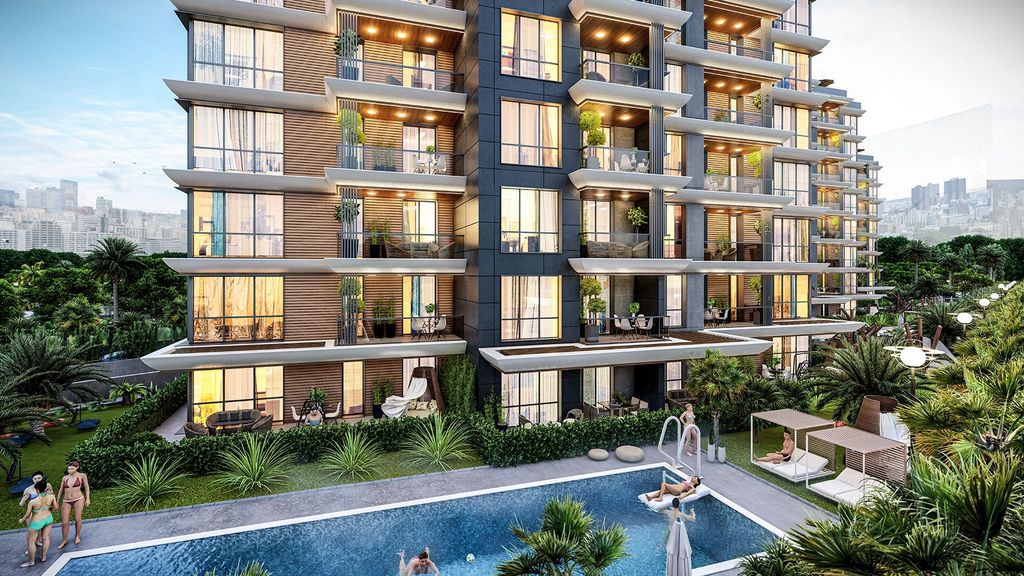 Property photo 2 of 15 Trendy Investment Properties For Sale In Altintas, Antalya - Shared Pool For Each Block
