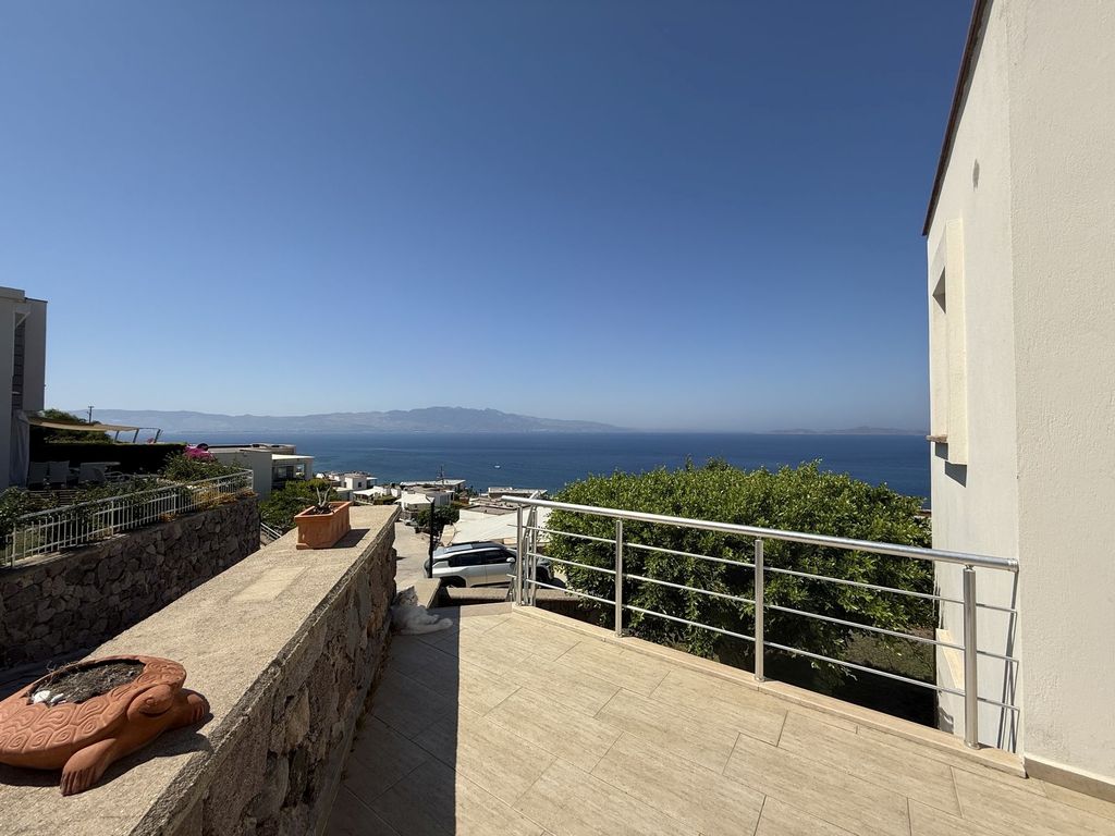 Property photo 3 of 24 Sea And Sunset View Reverse Duplex In Bodrum For Sale - Entrance Terrace With Sea Views