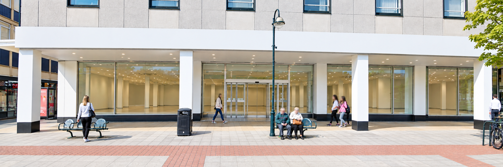Property photo 1 of 4 Prime High Street Retail Space To Let – Queensway, Crawley Rh10