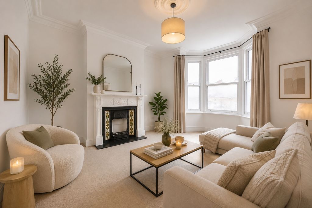 Property photo 3 of 26 Living Room - CGI Staged
