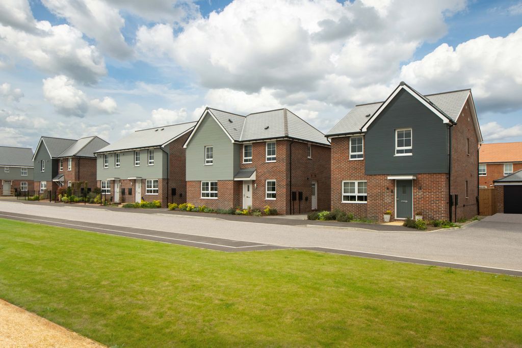 Property photo 1 of 10 Exterior Street Scene Of Our 4 Bed Kingsley And Radleigh Homes