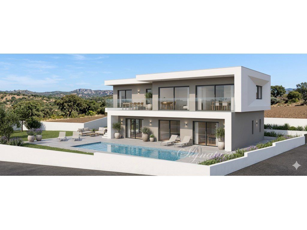 Property photo 1 of 24 Plot In A Prime Location Of Santa Barbara De Nexe, With An Approved Project, Construction Alreday Started ....Stunning Sea View