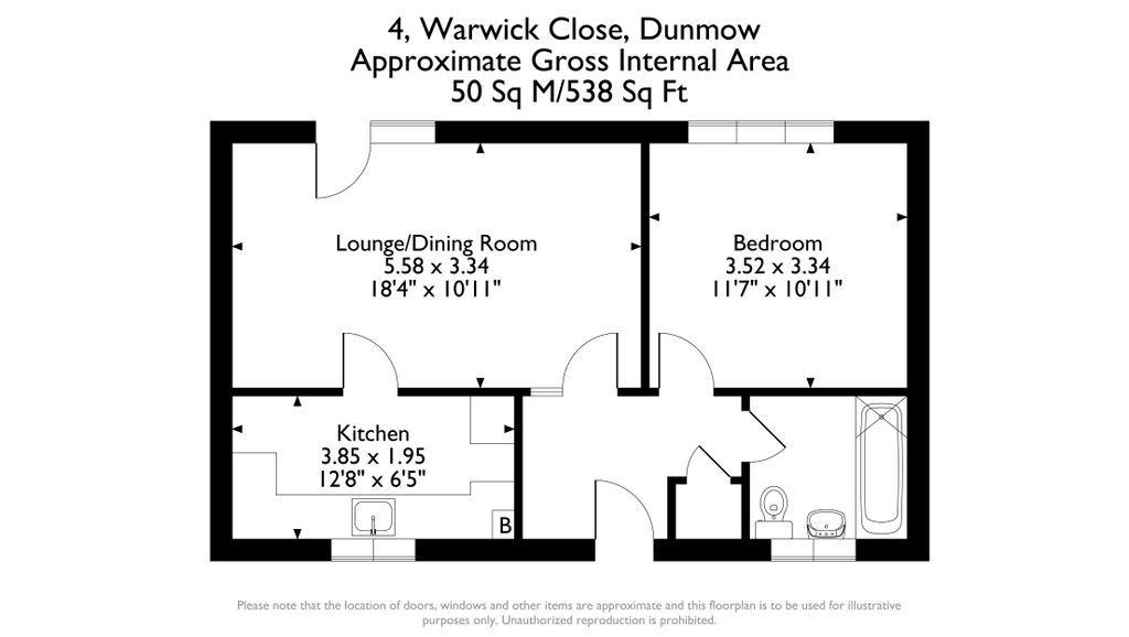 Property photo 2 of 10 4, Warwick Close, CM6 2Hx.Jpg
