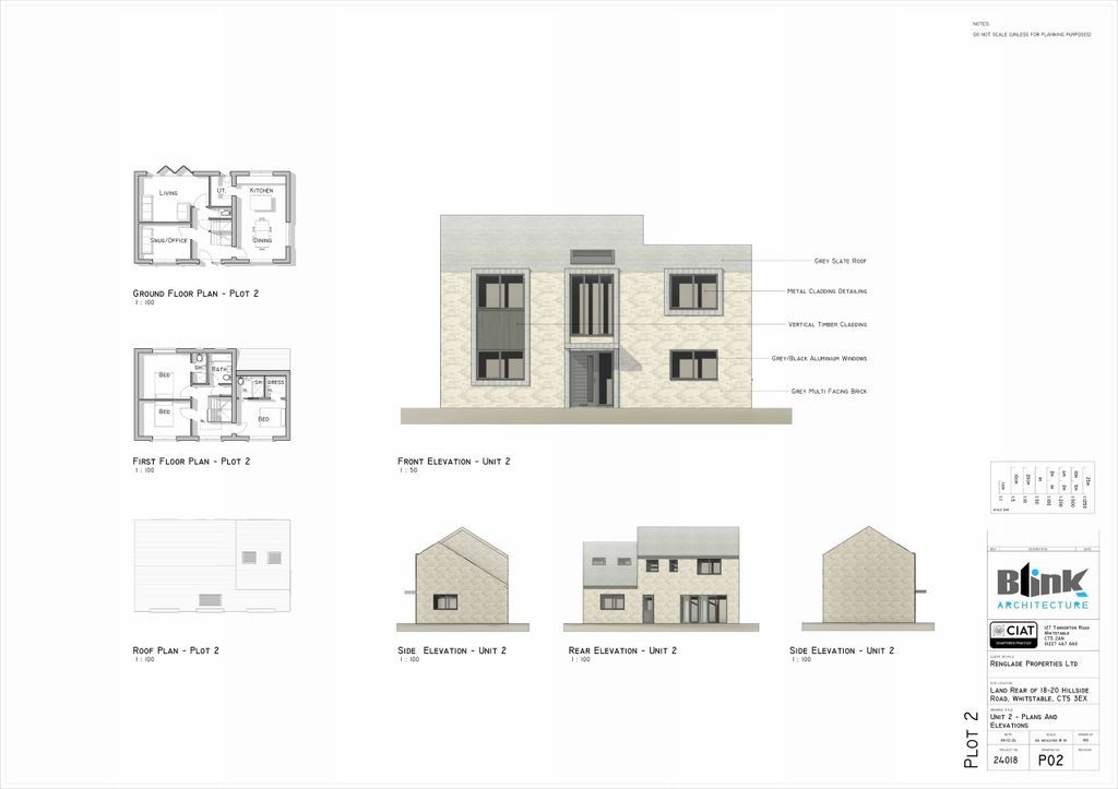 Property photo 3 of 6 24018 - P02 - Plot 2 - Plans And Elevations- A1