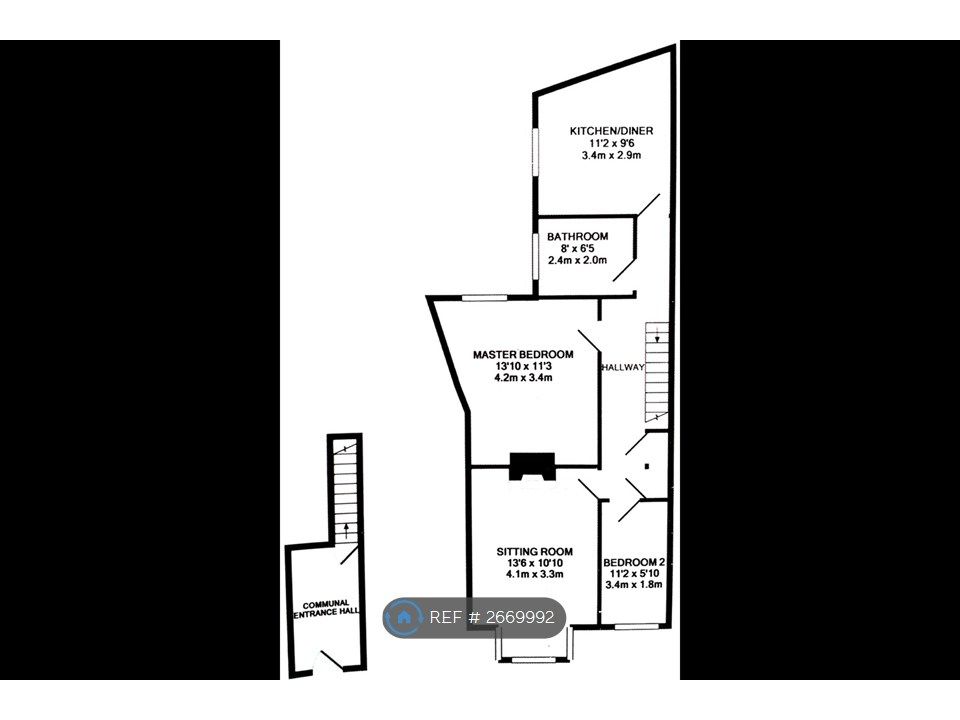 Property photo 3 of 11 Upstairs - Sitting Room Is Now Bedroom