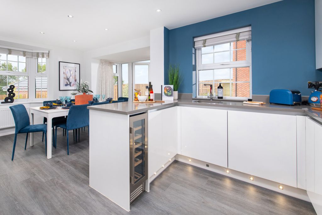 Property photo 2 of 10 Inside View 4 Bedroom Hertford Kitchen With Dining Space