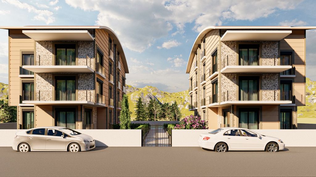 Property photo 2 of 9 Sleek Investment Properties For Sale In Belek, Antalya - View To The Complex From The Street