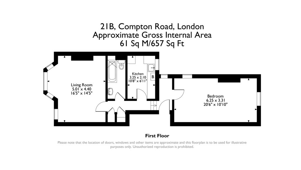 Property photo 2 of 6 21B, Compton Road, Nw10 5By.Jpg