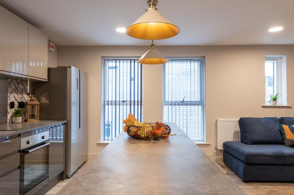 Property photo 3 of 5 Modern Open-Plan Kitchen With Large Island....