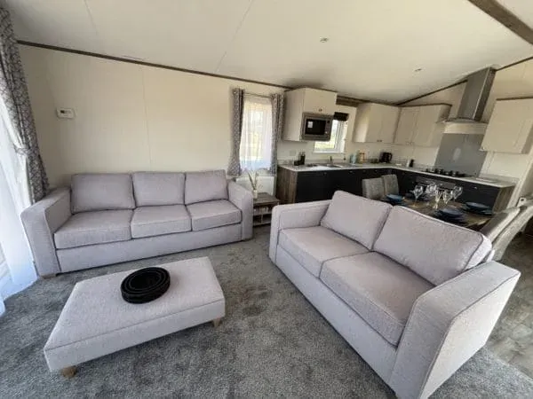 Property photo 3 of 17 Open Plan Lounge, Dining Area And Kitchen Inside The Holiday Lodge