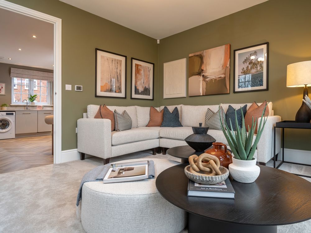Property photo 3 of 10 Stamford Lounge With L Shaped Sofa And Access Into The Kitchen Dining Area