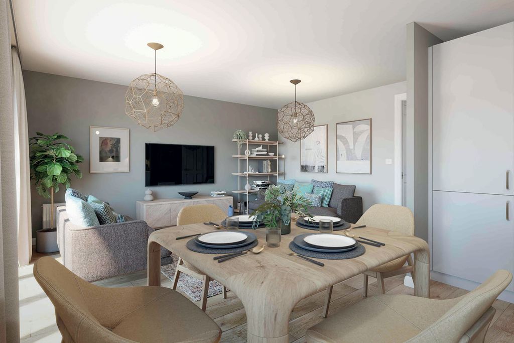 Property photo 1 of 7 The Burleigh's Open-Plan Living Area