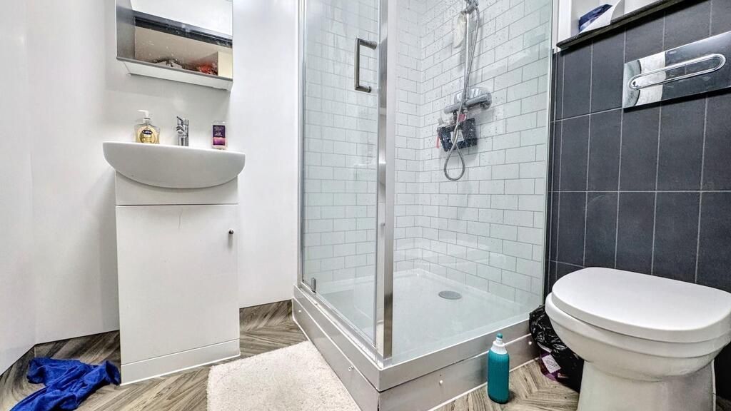 Property photo 2 of 2 Modern Bathroom With A Shower Enclosure, Clean Whi...