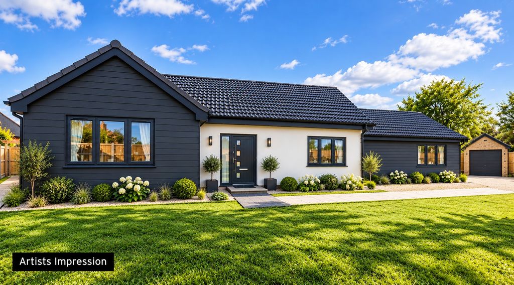 Property photo 1 of 22 Modern Charcoal Bungalow With Landscaped Garden (1