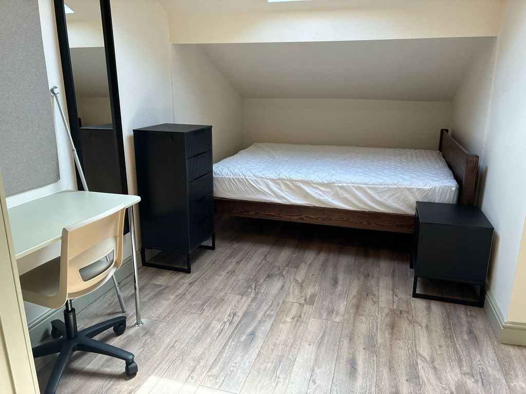 Property photo 2 of 5 Modern Attic Room With Desk And Sleek Furniture...