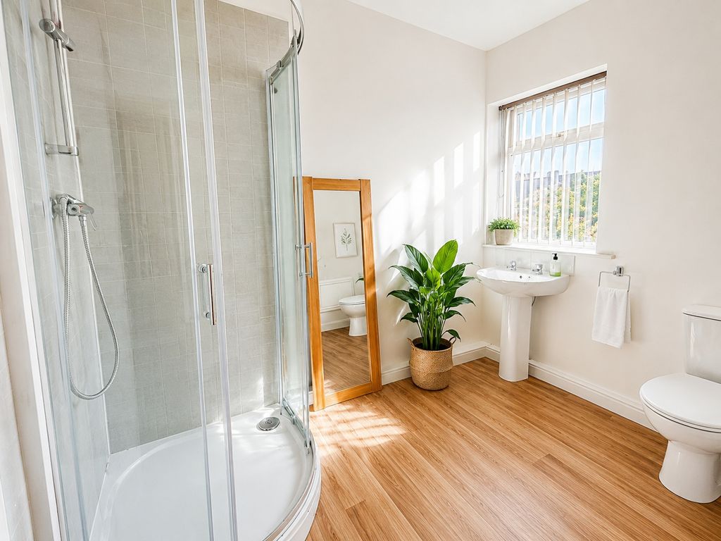 Property photo 3 of 8 Bright, Spacious Bathroom With Modern Shower...