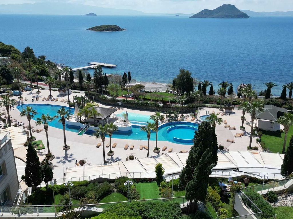 Property photo 2 of 17 Idyllic Sea View Apartment In Gumusluk, Bodrum For Sale Â€“ Amazing Views Over The Complex To The Ocean