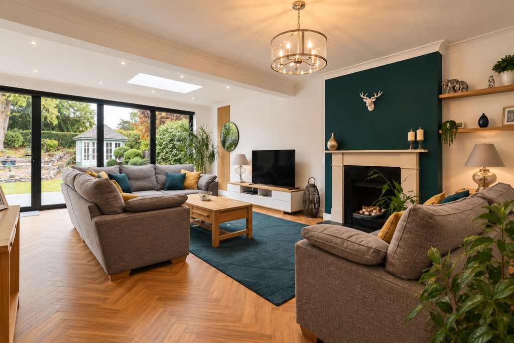 Property photo 3 of 27 Warm Contemporary Living Room With Garden Views