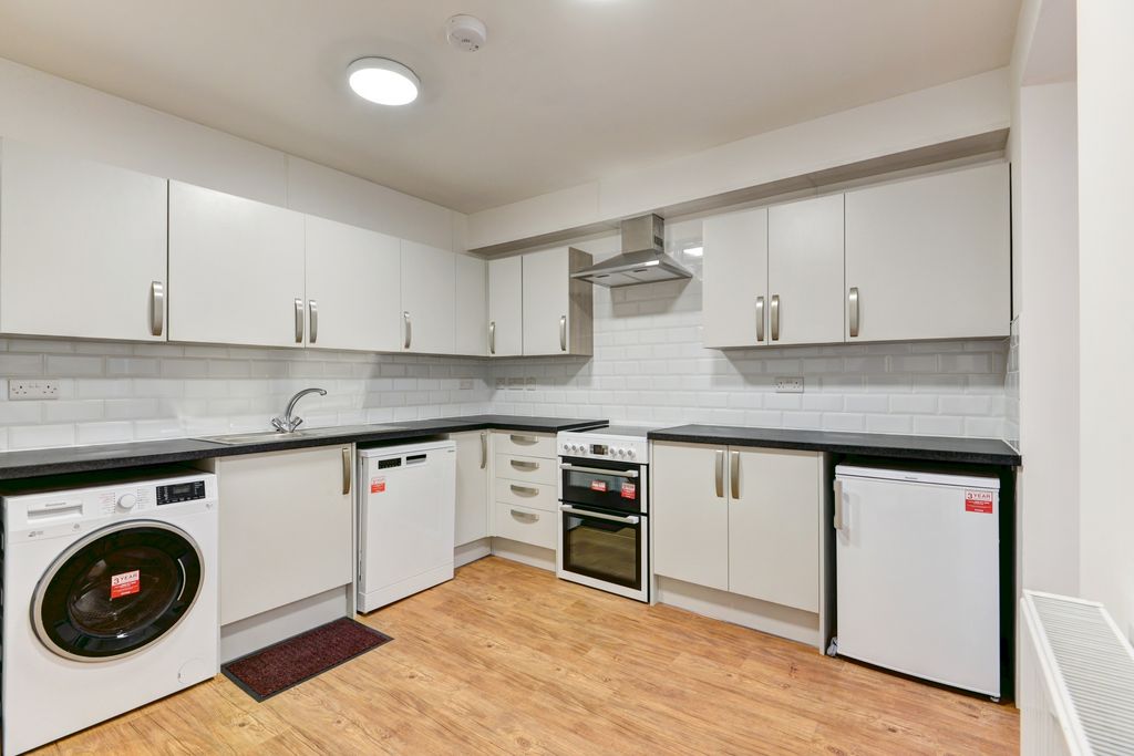 Property photo 3 of 11 Bright Modern Kitchen With White Cabinets, Integra...