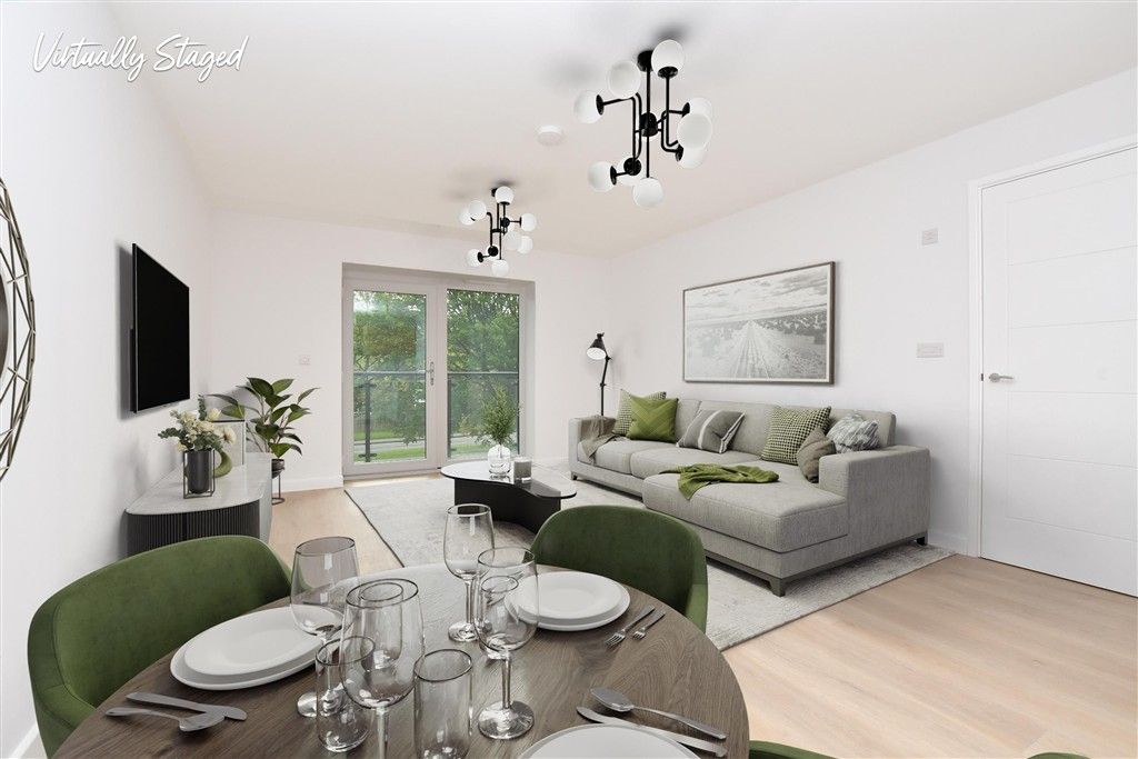 Property photo 3 of 17 Staged Lounge Kitchen Diner