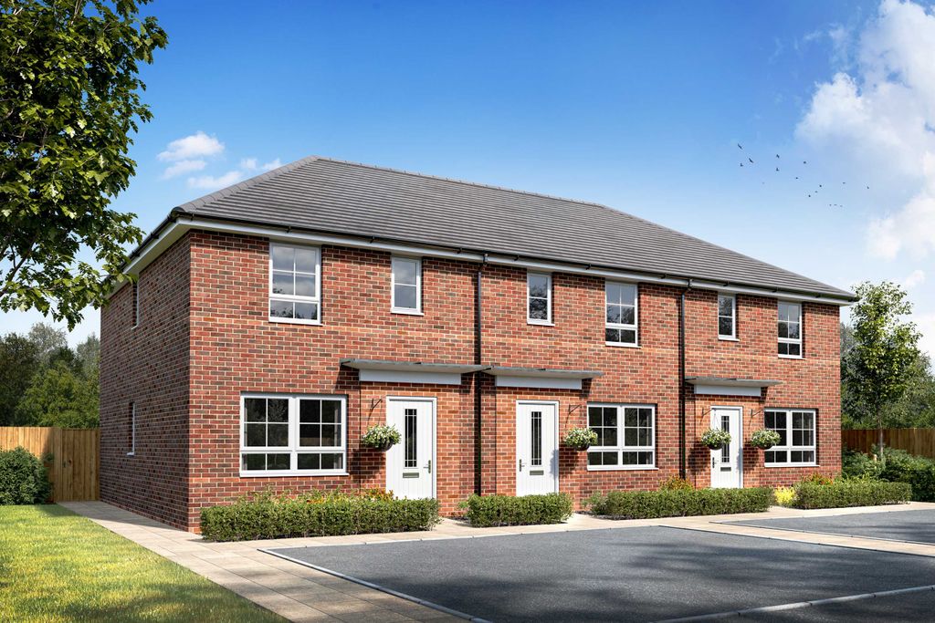 Property photo 1 of 9 Exterior CGI View Of Our 3 Bed Ellerton Home