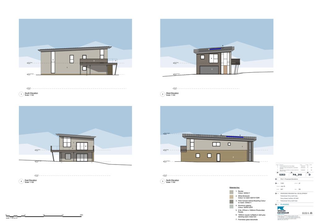 Property photo 3 of 5 Plot 1Proposed Elevations Pic