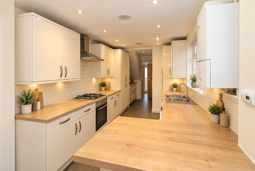 Property photo 1 of 35 Bright Modern Galley Kitchen.Png