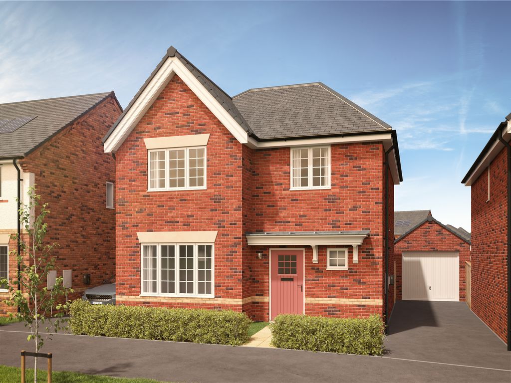 Property photo 1 of 10 A Red Brick House With A Pink Door And Manicured Hedges In The Foreground Is Set Against A Backdrop