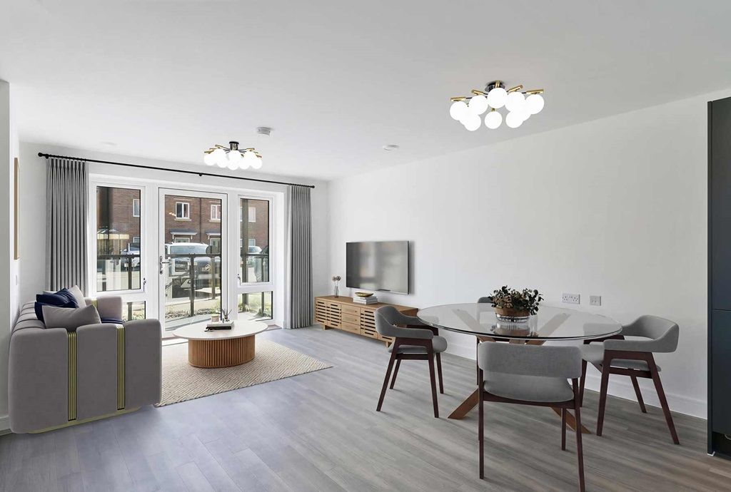 Property photo 3 of 9 Open-Plan Living Space Means You Can Flow Freely Between