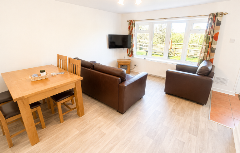 Property photo 3 of 7 Open Plan Living Area In The Woodland View Lodge For Sale At Watermouth Lodges, Devon